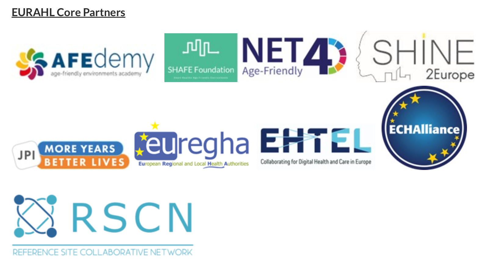 EURAHL Core Partners